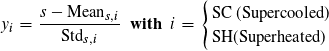 Second input required to calculate temperature by pressure and specific entropy